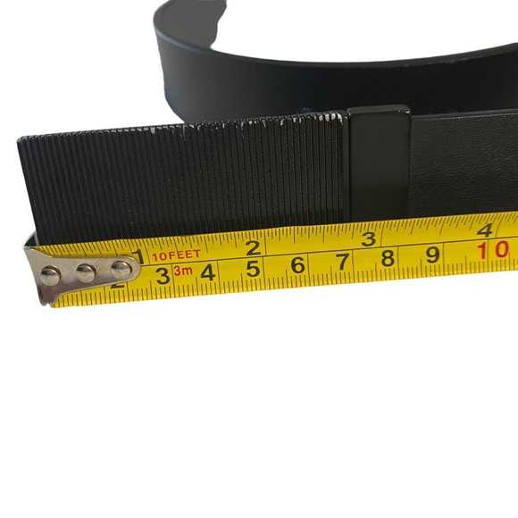 Perry Ellis HP02957 34/85 Bonded Leather Reversible Black to Gray Men's Belt - Picture 10 of 12